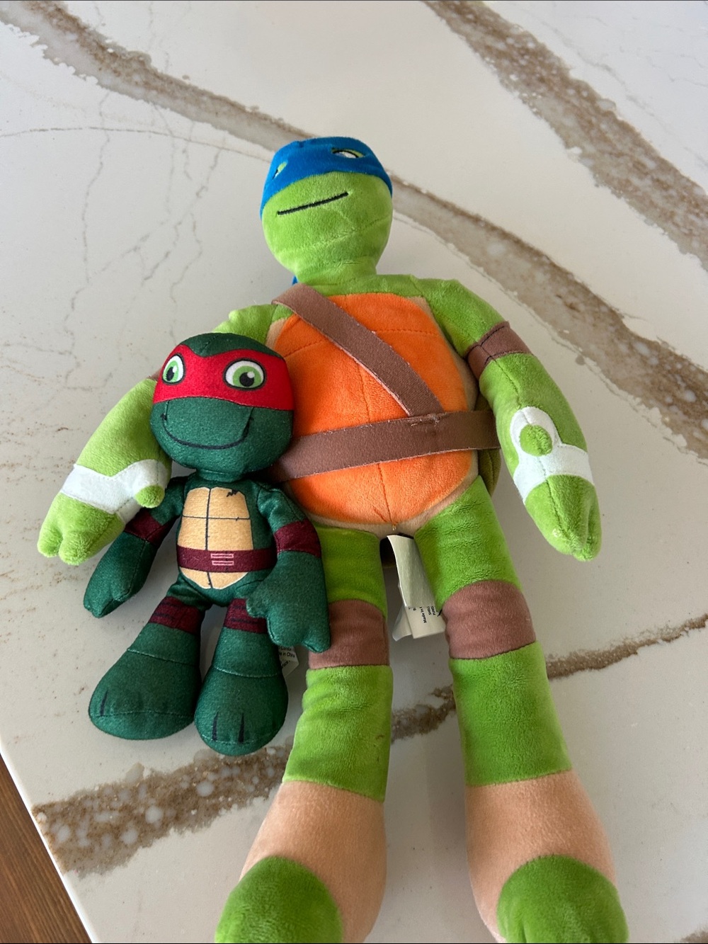 Teenage Mutant Ninja Turtles Green Plush Turtle Duo